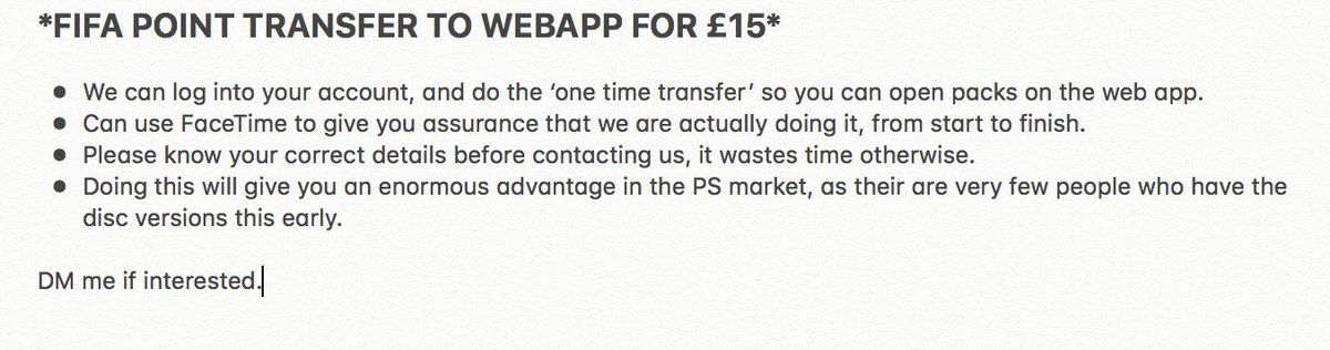notcharlietwigg's tweet photo. #FIFA19 #Fifa19webapp #FIFApoints #FPtransfer #FUT #early #PS4 https://t.co/P4WQVRk7cv