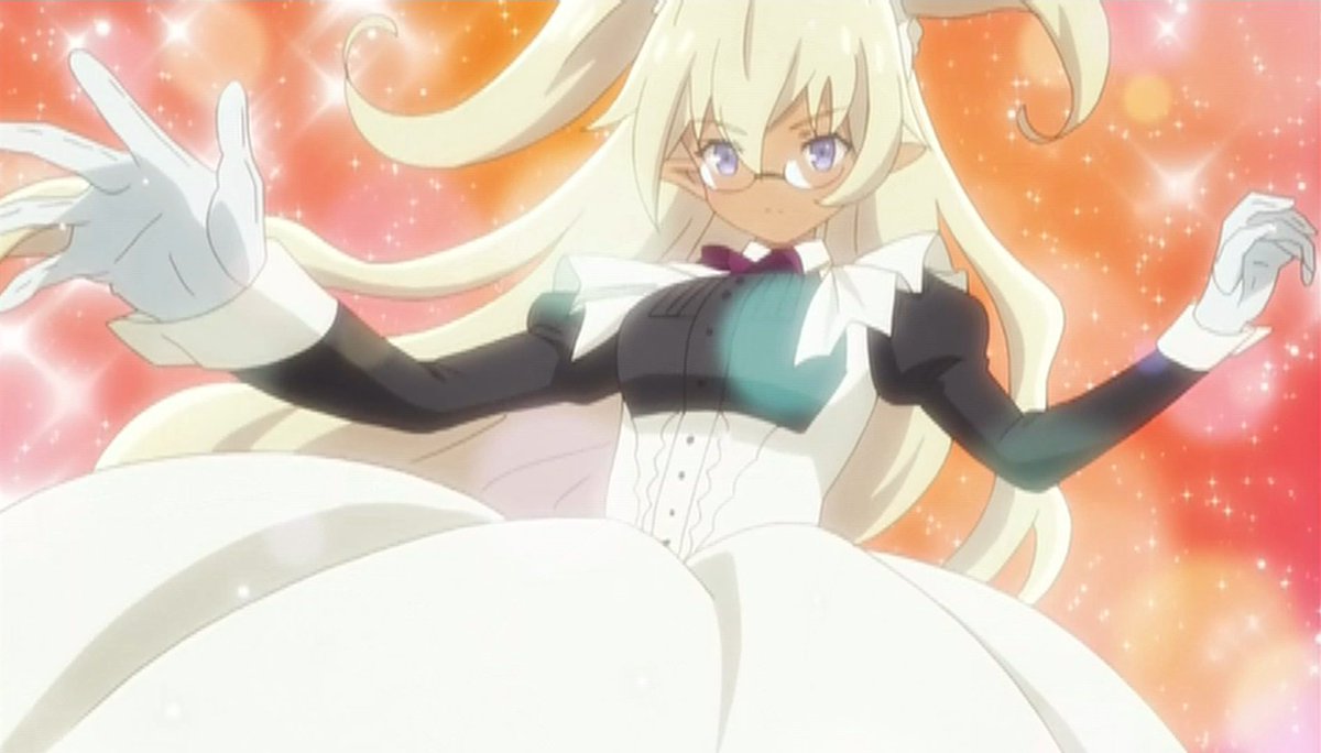 アニメマンガ名探偵すやまたくじ 異世界魔王と召喚少女の奴隷魔術 12話 なんてこったい 最終回にしてシェラとレムのいちゃいちゃパラダイスが開始されるとは そして クレブスクルムとエデルガルトのメイド服は一体っ 早く 早く2期で続きを見せてくれ