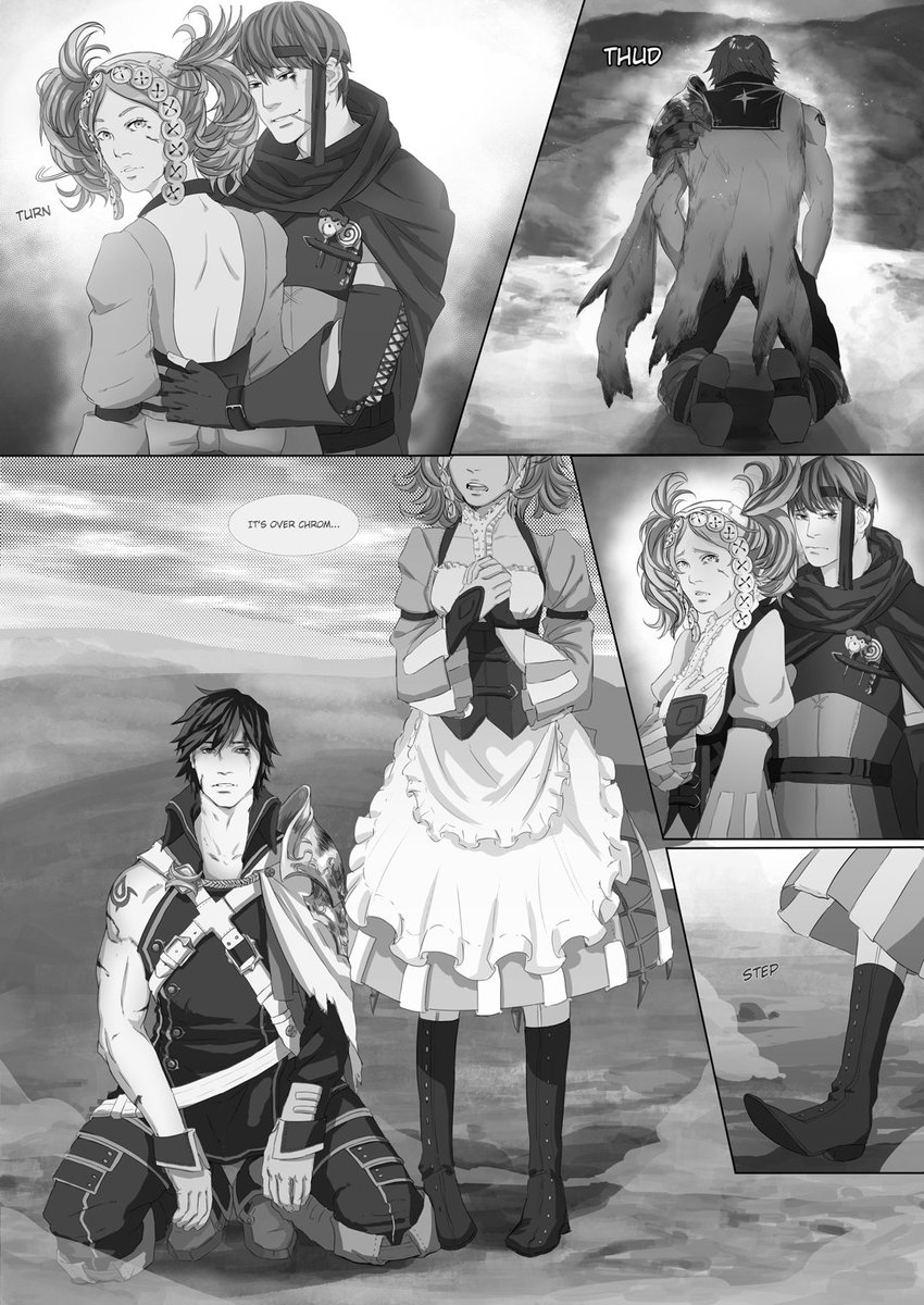 I started this Chrobin comic half a year ago and only got around to finish it now so it's a bit older ;v; Please enjoy nevertheless! I've really enjoyed awakening so much!