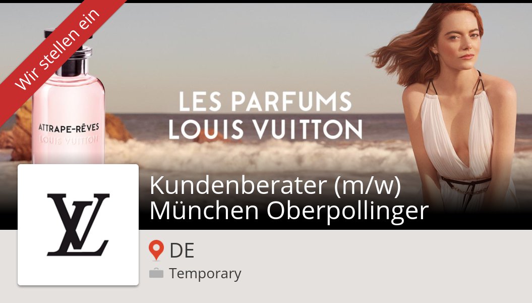 Agnes Vissoud Kundenberater M W Munchen Oberpollinger Needed In De Apply Now At Louisvuitton Job T Co E97wa3jati
