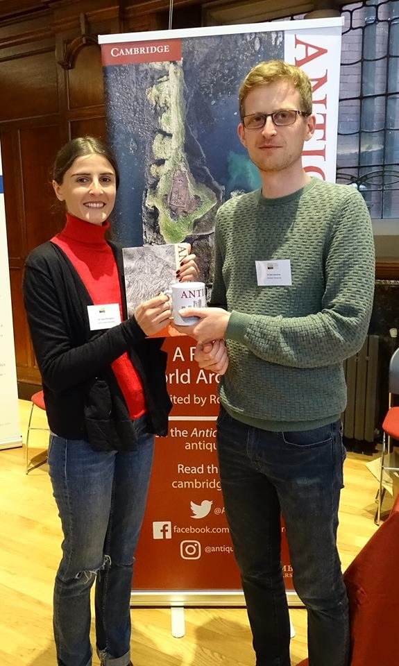 #LAC2018: Congratulations to <a href="/LanaChologauri/">Lana Chologauri 🇬🇪</a>, who won the <a href="/AntiquityJ/">🅰ntiquity Journal</a> prize draw for <a href="/LAC_2018/">LAC2018</a>! Here is Lana with our Reviews Editor, Dan Lawrence <a href="/eliasdan/">Dan Lawrence</a>.

Thanks to our own Ross Kendall <a href="/PlasmodiumBoy/">Ross Kendall</a> for the lovely photograph!