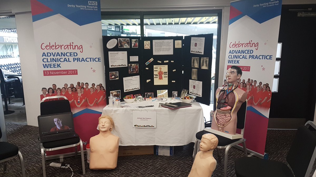 Promoting #advancedclinicalpractice to Derbyshire school leavers today at Pride Park Derbyshire Skills Festival. Having fun and enjoying speaking to young people who have enthusiasm to work in the #NHS
#feelingproud #nursesrock #ACP