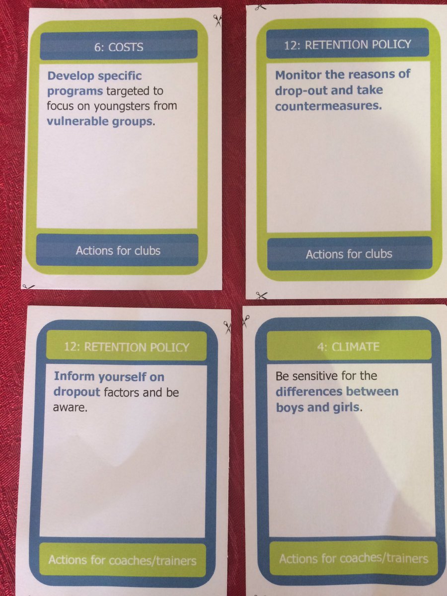 JoeyJMurphy's tweet image. Some of the top actions selected to #keepyoungstersinvolved ! These were selected from one of the discussions with some of the coaches, tutors and young experts attending yesterday's national meeting @sportireland @KCsportnl @plionk