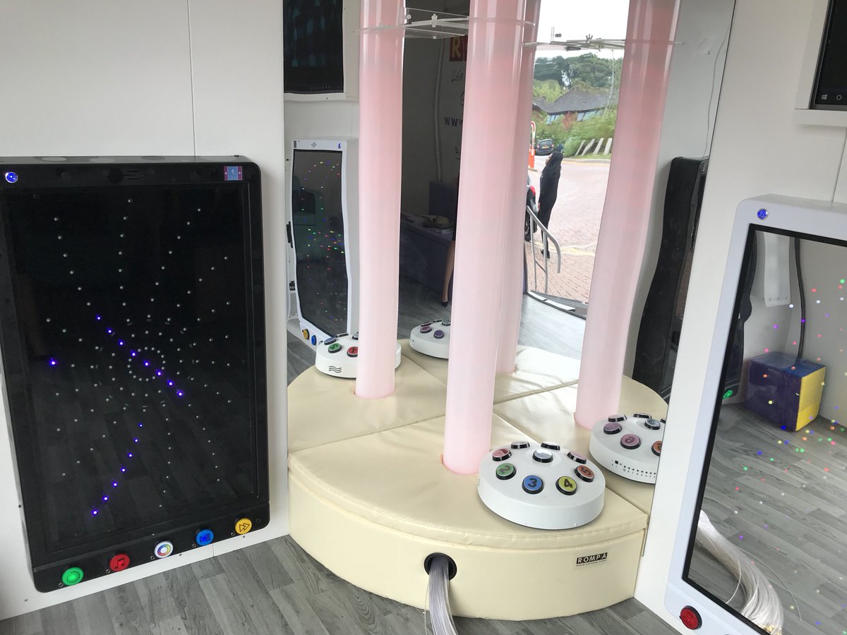 elysiumcare's tweet photo. A quick break offers service users the chance to experience the sensory van and stimulate their senses! #SuConf18 https://t.co/YKxOdF1SIL
