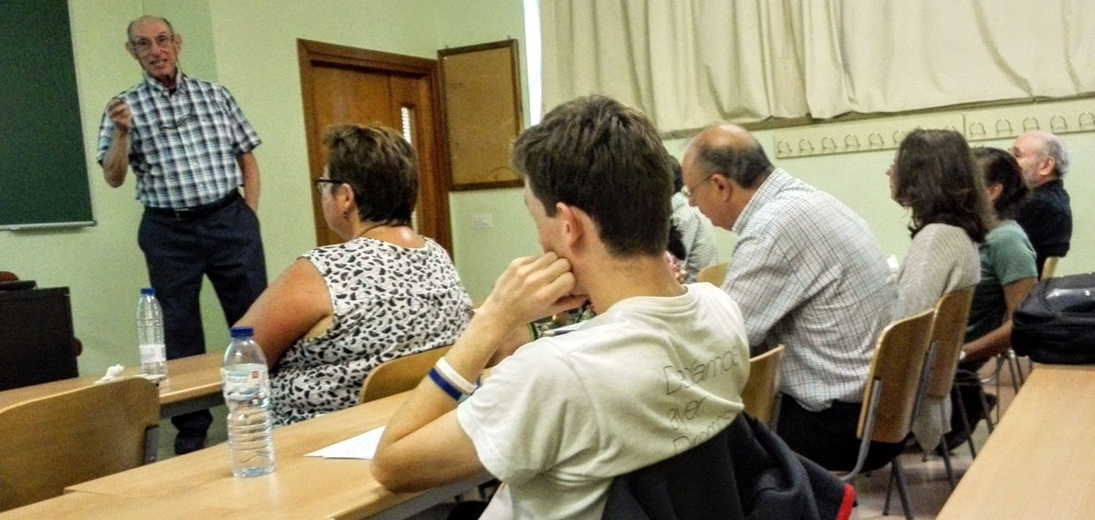 Salumafar's tweet image. Hoy seminarios  Inorganic Carbon Sequestration by Semi-Arid Forestation Prof. J. Kronfeld y Carbon isotopic studies in Hydrology in Israel Prof.  M. Moinester, Univ. de Tel Aviv seguidos por alumnado y profesorado de @ETSIIAAPalencia @YoungForesters y másteres #dataforest #medfor