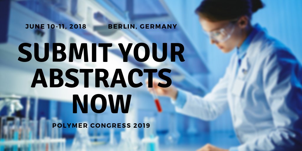 polymersciences's tweet photo. https://t.co/lkRRwLOmlo
Submit your abstracts at the earliest and avail early bird prices!!
#Polymerscience #Polymersinindustries #Polymermaterialscience
#Polymerengineering #Polymernanotechnology #Polymerchemistry #Advancedpolymers #polymericcompound #polymermaterial https://t.co/qvdsLYrX76