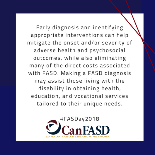 CanFASD's tweet photo. #FASDay2018 Fact #19: Early diagnosis and identifying appropriate interventions can help mitigate the onset and/or severity of adverse health and psychosocial outcomes, while also eliminating many of the direct costs associated with FASD.
For more info: https://t.co/GedfEUIogH https://t.co/ILQq0kuJJy