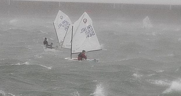 Serious love for the sport. #sailing #sailboats #optisailing