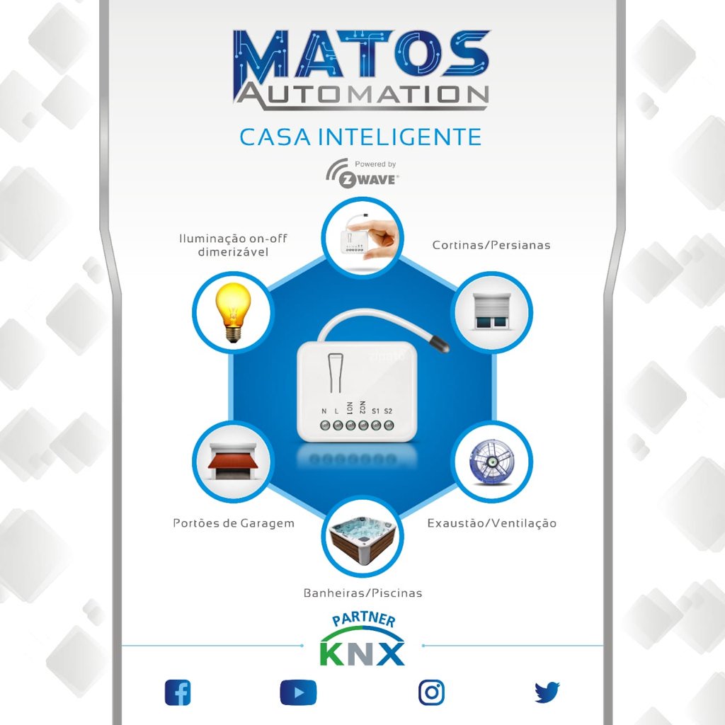 MatosAutomation's tweet image. Nossos micro módulos Z-wave para automação sem fio .