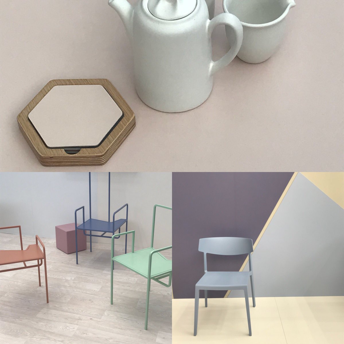 FormicaGroupEU's tweet photo. Lovely powdery colors #kobble #actiu and #onepluseleven - inspirations from #100design ^eh https://t.co/lpwZwbWReH