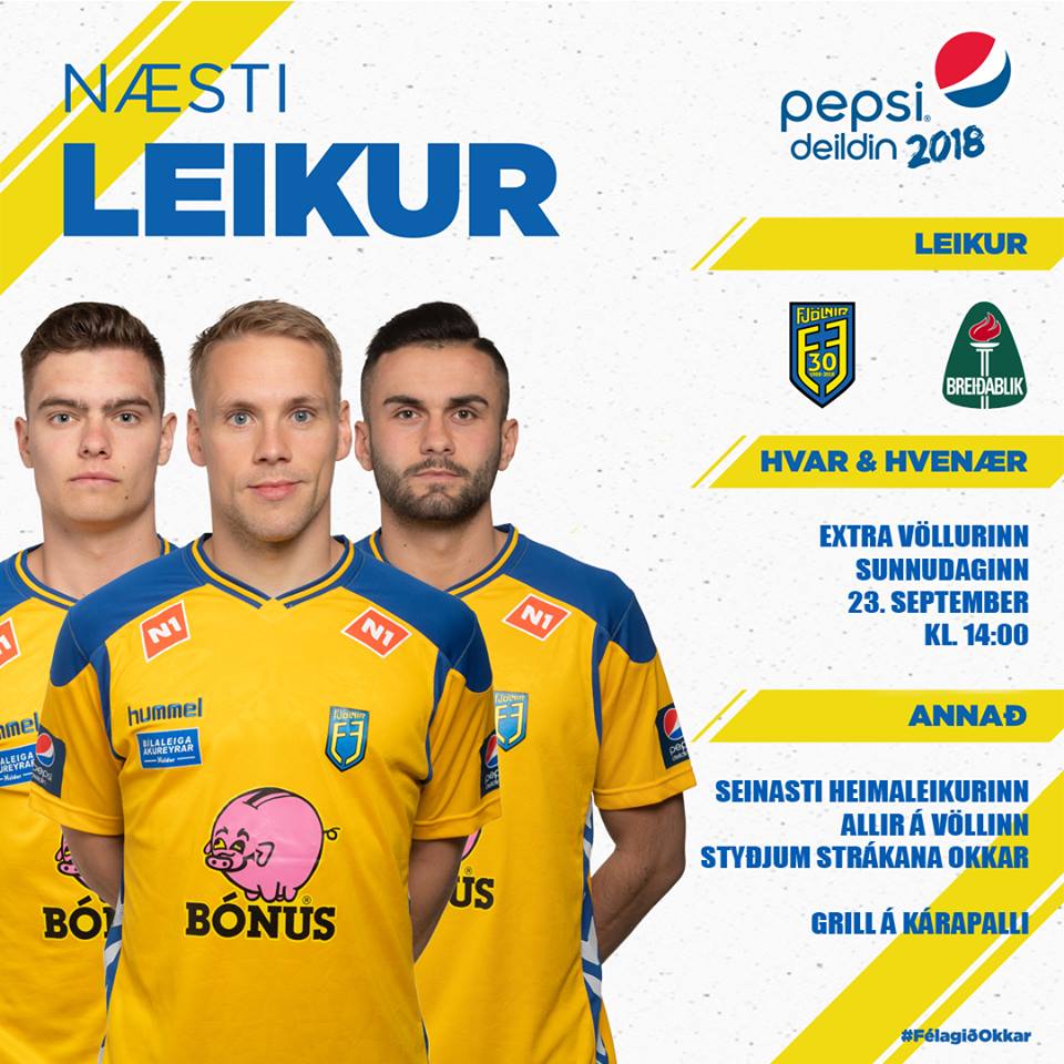 Viltu 4 miða FRÍTT á síðasta heimaleik sumarsins gegn <a href="/BreidablikFC/">Breiðablik FC</a> í @Pepsideildin? Follow og RT á þessa færslu og þú ert komin/n í pottinn.

Dregið fyrir hádegi á leikdegi. #fotboltinet #FélagiðOkkar 💛