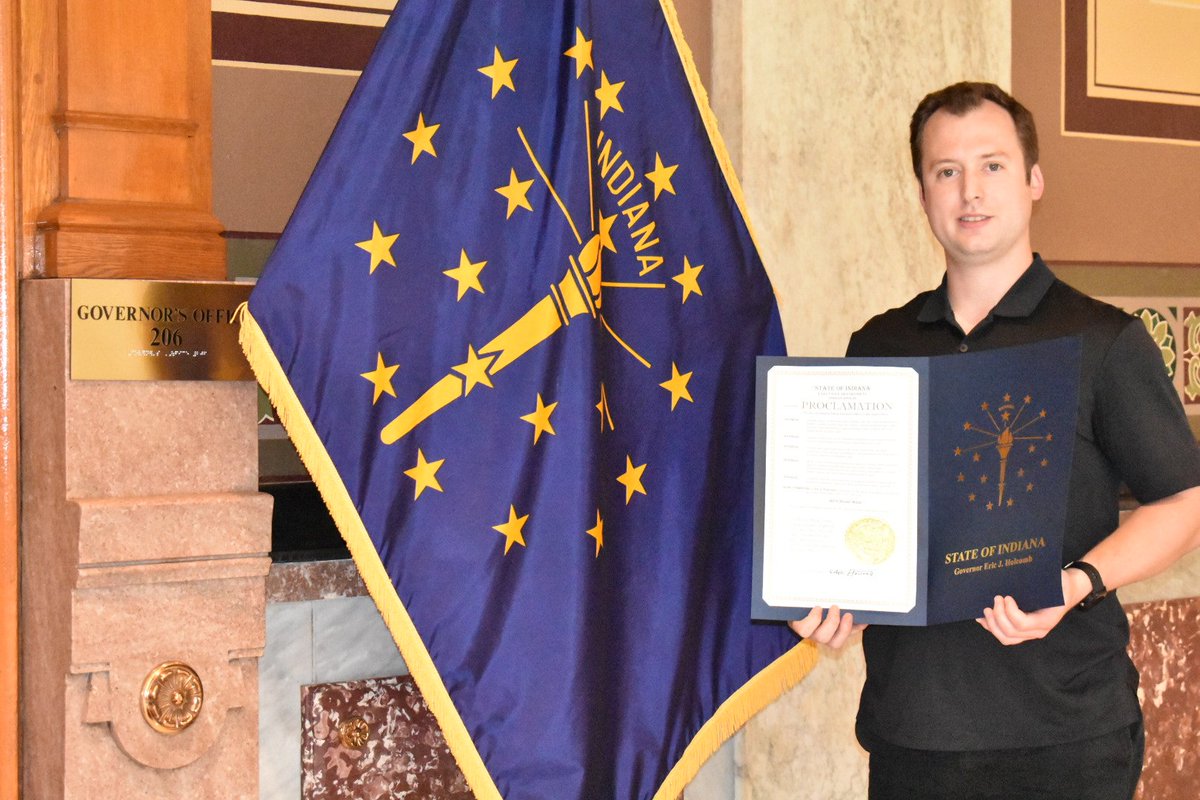 HydroAction's tweet photo. Thank you @GovHolcomb for signing the #SepticSmartWeek Governor's Proclamation for Indiana. This raises awareness for onsite wastewater treatment systems for the 2.5 million Hoosiers that utilize septic systems. https://t.co/Fwrap61fUN