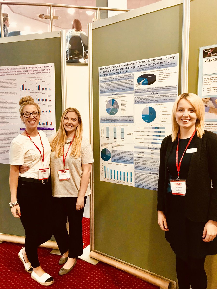 leedspainteam's tweet photo. Spotted a fantastic poster at the National Acute Pain Symposium! Created by Dr Oldbury &amp; even better it was supervised by one of LTHT’s Acute Pain Anaesthetist, Dr John Jones! @LTHTTheatreTri #NAPS2018 #Pain #conference #keepingupdated #CNSs https://t.co/Op2yxJJguY
