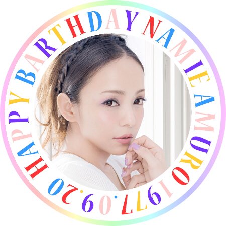  HAPPY BIRTHDAY NAMIE AMURO 1977.09.20     