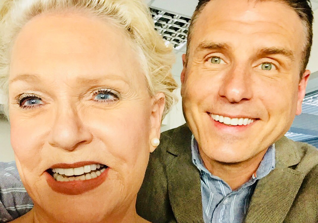 jasedurr's tweet image. Can’t wait for you to see the  @BBCCasualty episode with the wonderful @SharonGless, we had such fun on set!