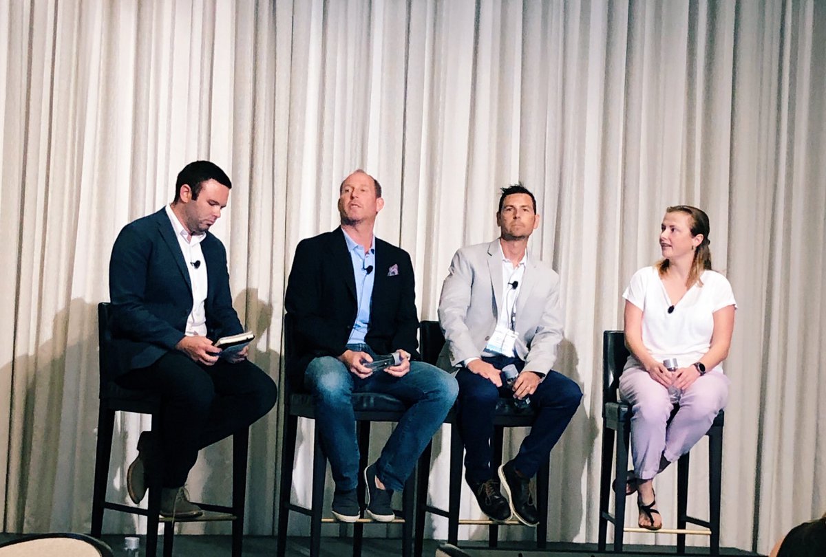 MktgEvolution's tweet photo. Interesting insights into the differences of being #DataDriven and #PeopleBased by panelists from #REI #LiveNation #MktgEvolution #RampUp18 #Chicago @RampUp @LiveNation @REI @shanedesrochers did a great job highlighting these differences! Proud of our #CRO Thx @LiveRamp https://t.co/jAfBi52Sov