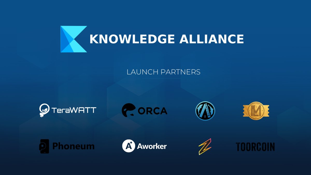 Knowledge is proud to announce the Knowledge Alliance!

Launch Partners: @ORCA_Alliance, <a href="/Atlantisbluedt/">Atlantis Blue Digital Tokens</a>, @terawatt_led, <a href="/aworkerio/">Aworker - Web3 Jobs</a>, @toorcoin, @lamonedaevents, <a href="/PhoneumMobile/">PhoneumMobile</a>, <a href="/AIZEUSNEWS/">aizeus</a>

Learn More: knowledge.io/knowledge-alli…