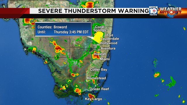 Local 10 Weather Alert Severe Thunderstorm Warning for the highlighted areas. For more info bit.ly/krCDQ?utm_medi… https://t.co/EhXxQ6TKep