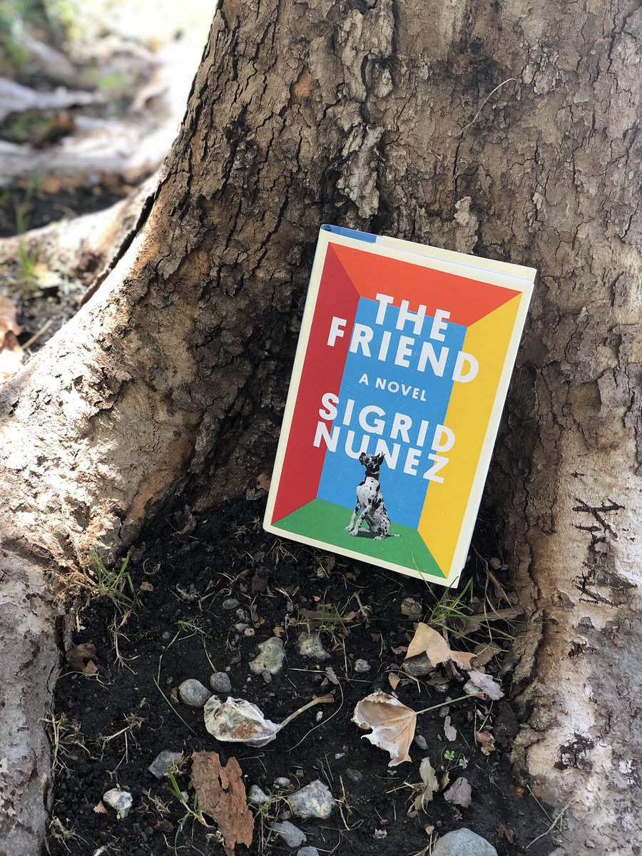 inkpaperblog's tweet image. #currentlyreading #TheFriend by #SigridNunez - I’m already tearing up! @nationalbookfoundation 2018 longlist! @riverheadbooks
