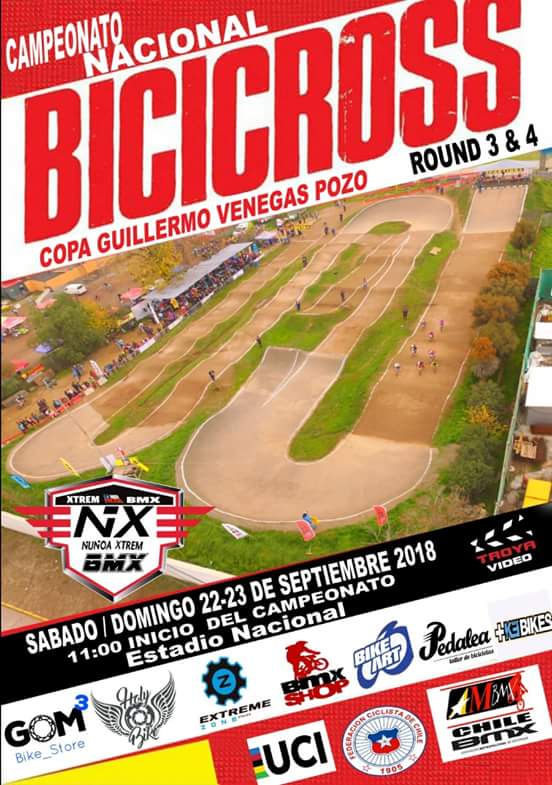 CondoresDeMacul's tweet photo. CICLISMO BMX...22 y 23 de Septiembre Copa Chile round 3 &amp; 4....Pista Estadio Nacional, TODOS INVITADOS.....ENTRADA GRATUITA https://t.co/xS2amAN9tp
