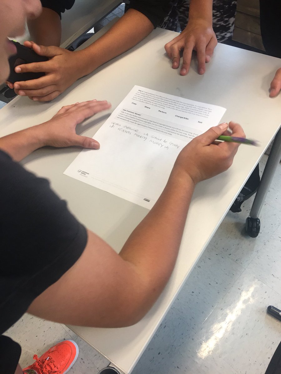 mrslibrarybooks's tweet image. 6th, 7th, and 8th graders learning about Copyright and Fair Use during Pride Time using @CommonSenseEd lessons! @Griffin_MS #LISDlibs #GriffinMSPride #digitalcitizenship