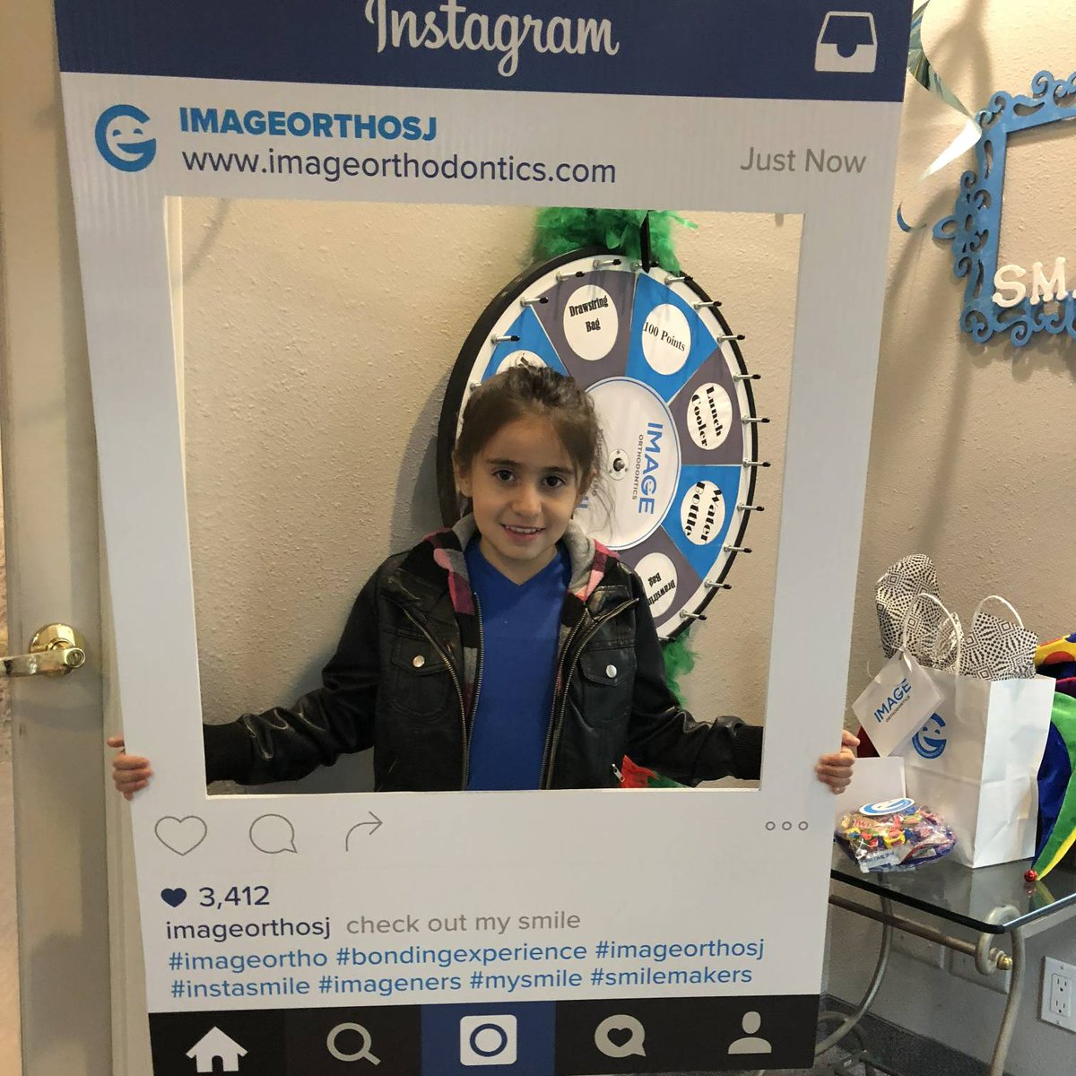 ImageOrthoCA's tweet image. Congratulations to Genesis on completing your first phase of treatment! #bracesoff #imageorthosj #smilemakers