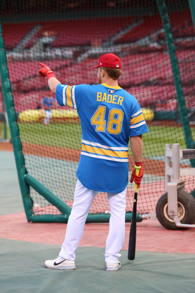 St. Louis Cardinals on X: Remember these 🔥 batting practice jerseys we  wore on Blues Night last year? Starting at 6 p.m. tomorrow night, fans can  bid on last year's jerseys which