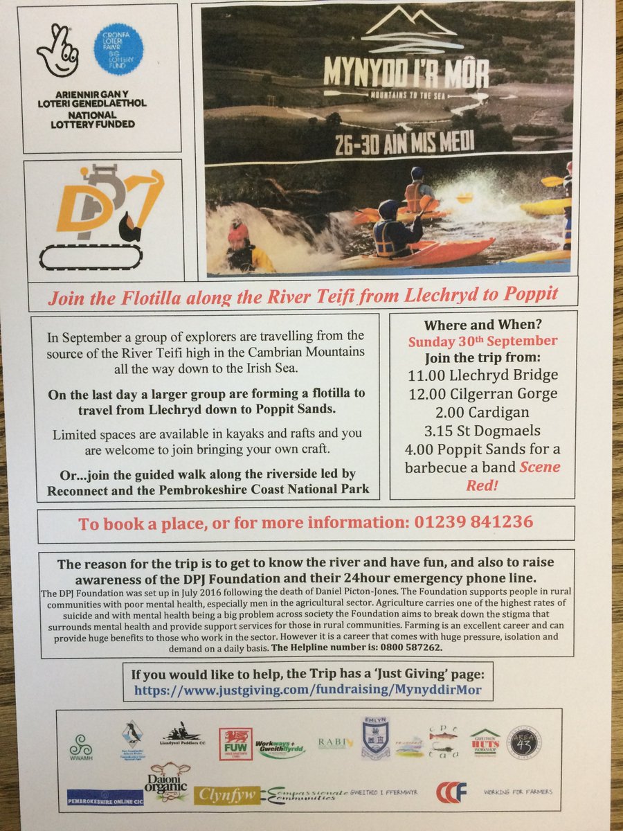 Still time to join--in aid of the DPJ Foundation; helping farmers in crisis in West Wales.