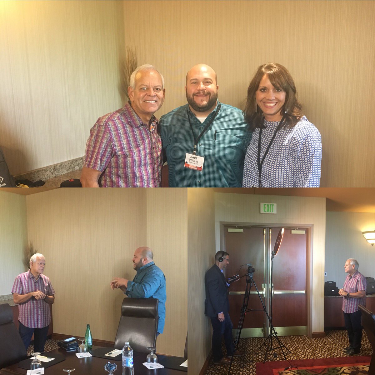 PastorCLW's tweet photo. Shooting some video with @johnnymhunt for our 2019 men’s conference at @FellowshipGW I can’t wait fellas. Mark the calendar. Jan 18-19, 2019. Details coming. It’s going to be epic. @Kate_E_Williams #fgmen #fgtogether https://t.co/B7K94JjXge
