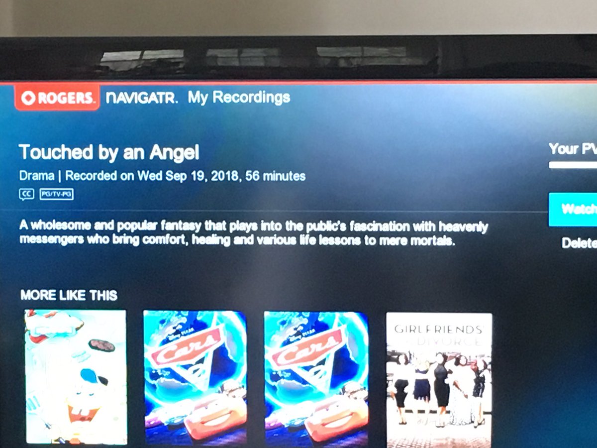 positive_queen's tweet image. Wow. @rogerstv description for "Touched by an Angel" is 👀😳. 

"Fantasy". 
"Fascination"...
"Mere mortals"..... 😬😬🤭🤭

Sooo very obviously biased and disrespectful of those who believe in #God. 

#rogers #Savage @Rogers #Cando Better #Toronto