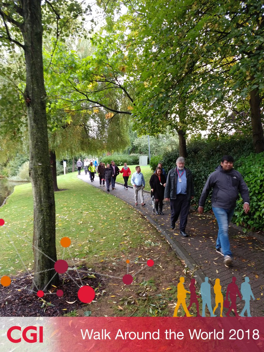 CGI_UKNEWS's tweet photo. More smiling faces for our annual Walk Around the World today. #CGIWAW2018 https://t.co/9aTH6JEuJQ