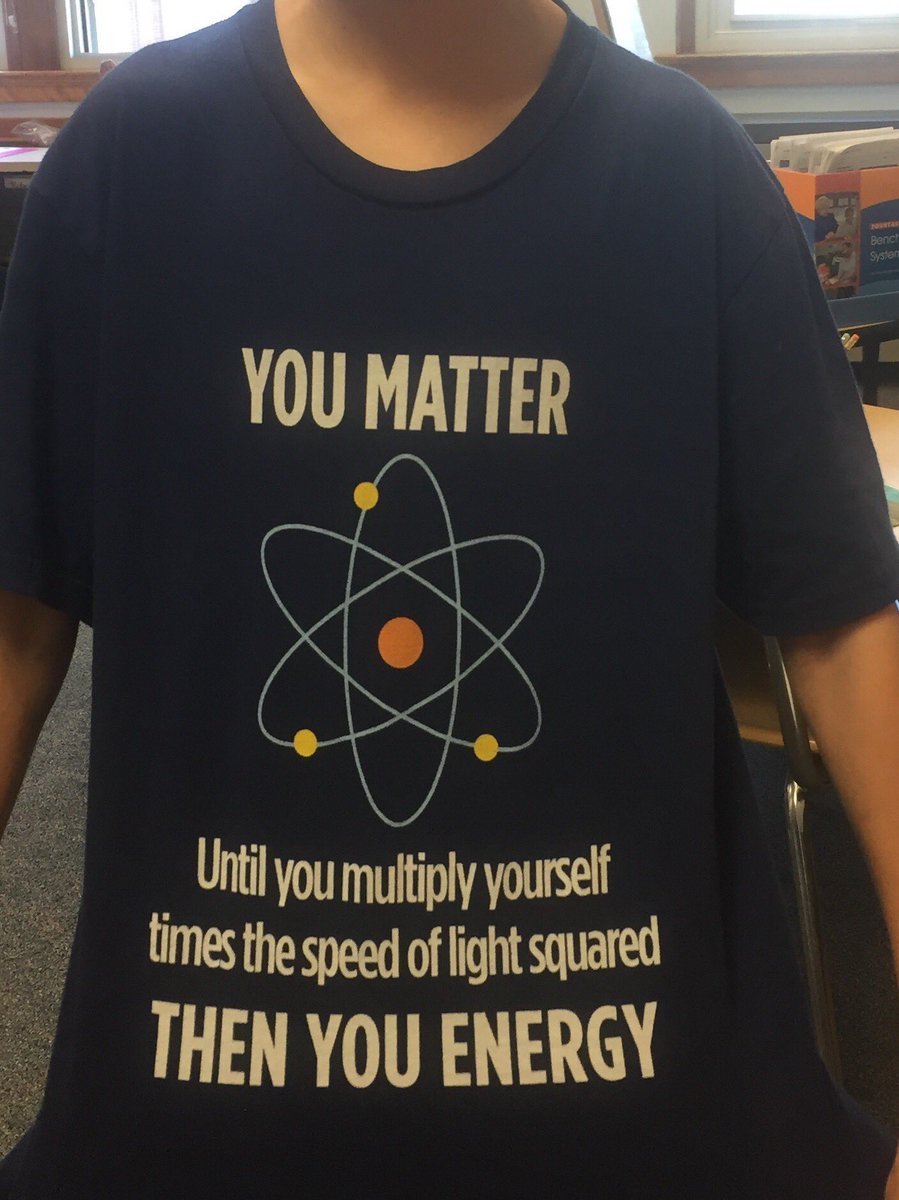 CairyPlace's tweet photo. Best shirt ever! #welovescience #youmatter #marionpride https://t.co/HbEfDSqrfI