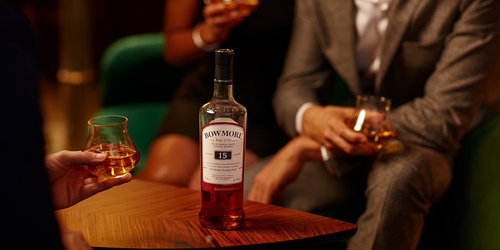 With flavours of rich treacle toffee and dark chocolate, the sherry matured Bowmore 15 Year Old makes for a decadent after dinner dram.

Explore the indulgent tasting notes of this whisky at bowmore.com/whisky/15-year…