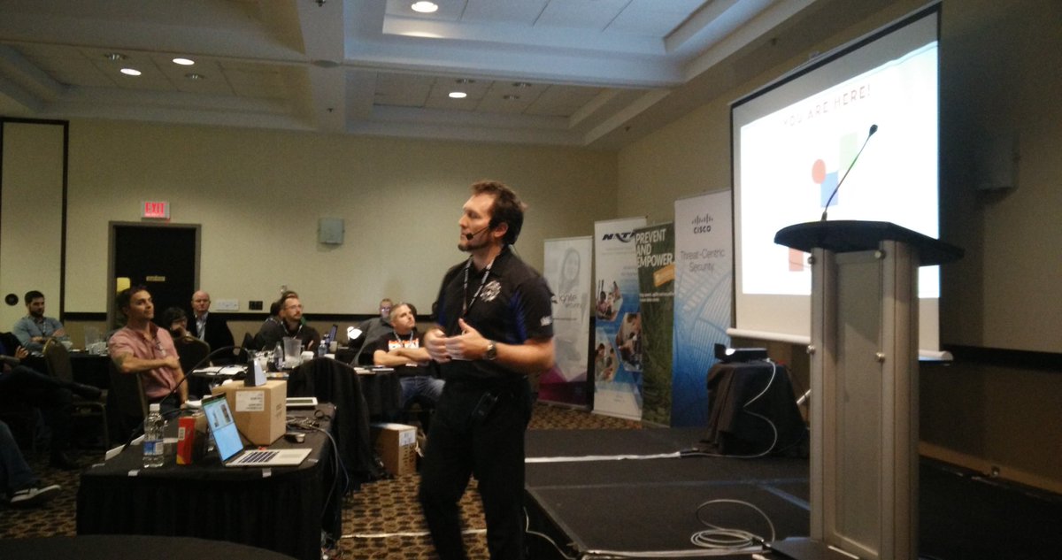 BSidesStJohns's tweet photo. Dean Parsons talking on ICS Cyber Defense #BSidesStJohns https://t.co/RFwYuz8G8N