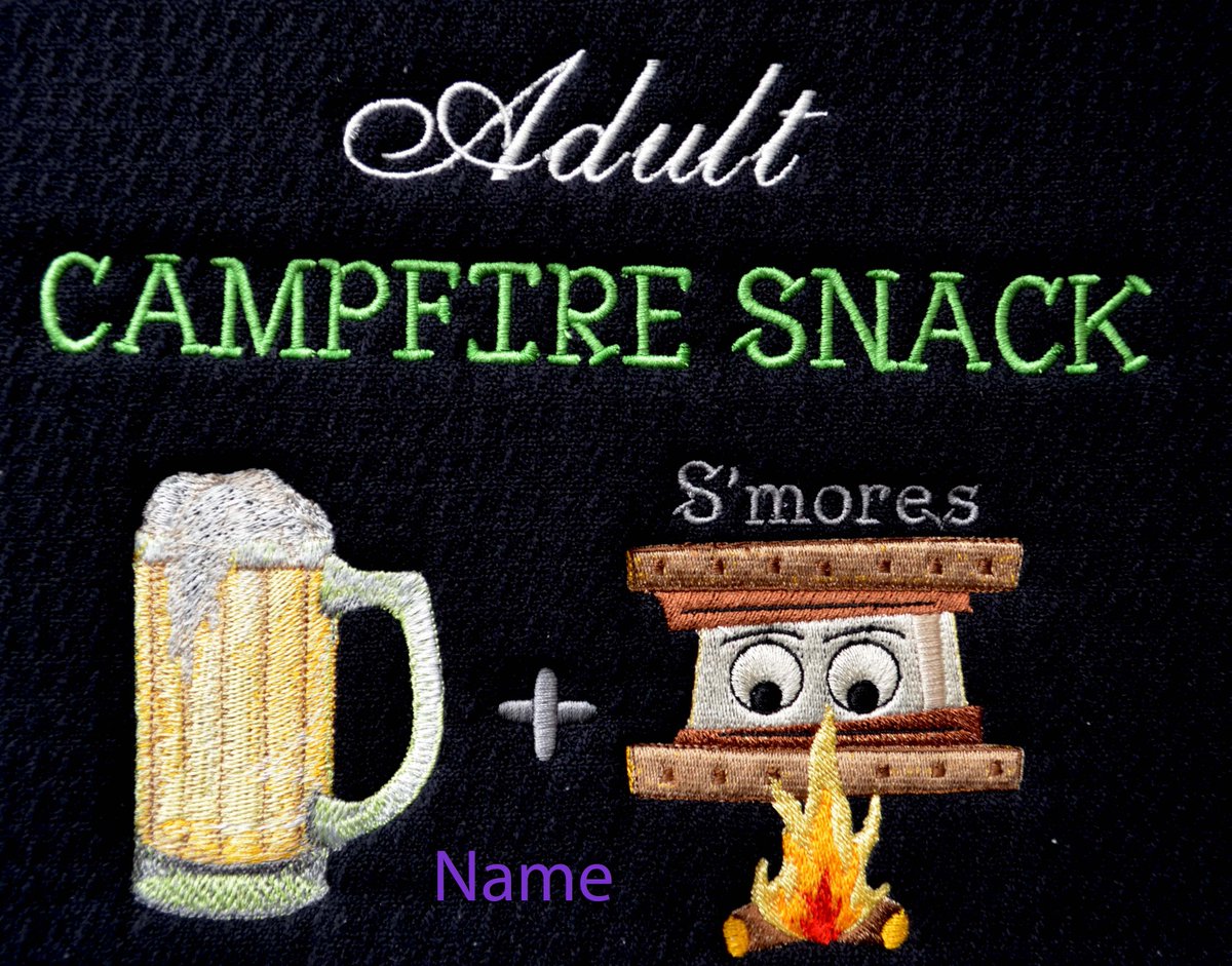 HandbagsByDyana's tweet photo. Beer and S'Mores. Dish Drying Mat or Coffee Pot Mat. Personalized. New to my shop. https://t.co/hdxFR4Nf00 #Amazon #Amazonhandmade #promomyshop #Dishdryingmat #Camping #RVAccessories #campinggear #trailer #5thwheel #RV #S'mores #Beer #Snacks #Campingsnacks #AdultSnacks #Adult https://t.co/na5MVtEajI
