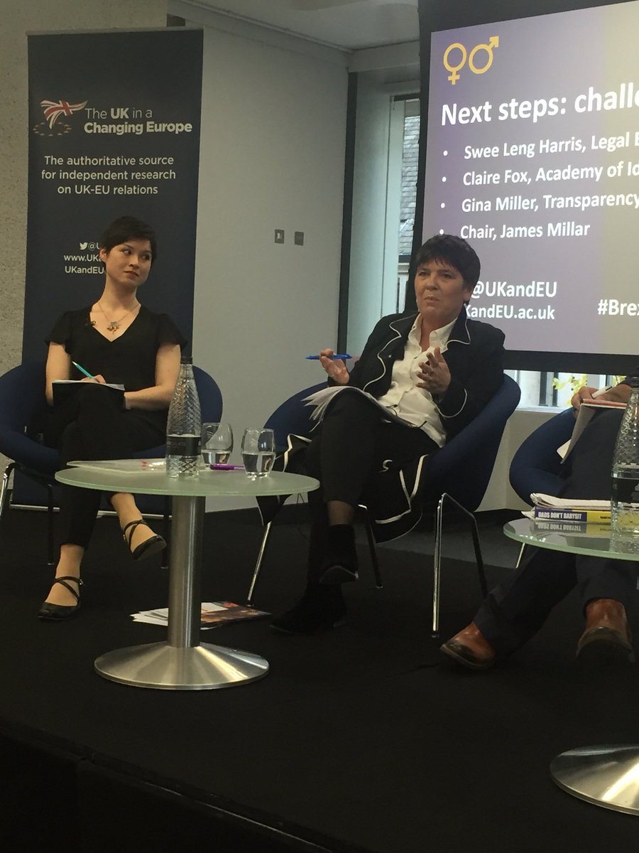 UKandEU's tweet photo. .@Fox_Claire @instofideas disputes the idea that remain voters were better informed than leave voters #BrexitGender https://t.co/FeKcId4ScK