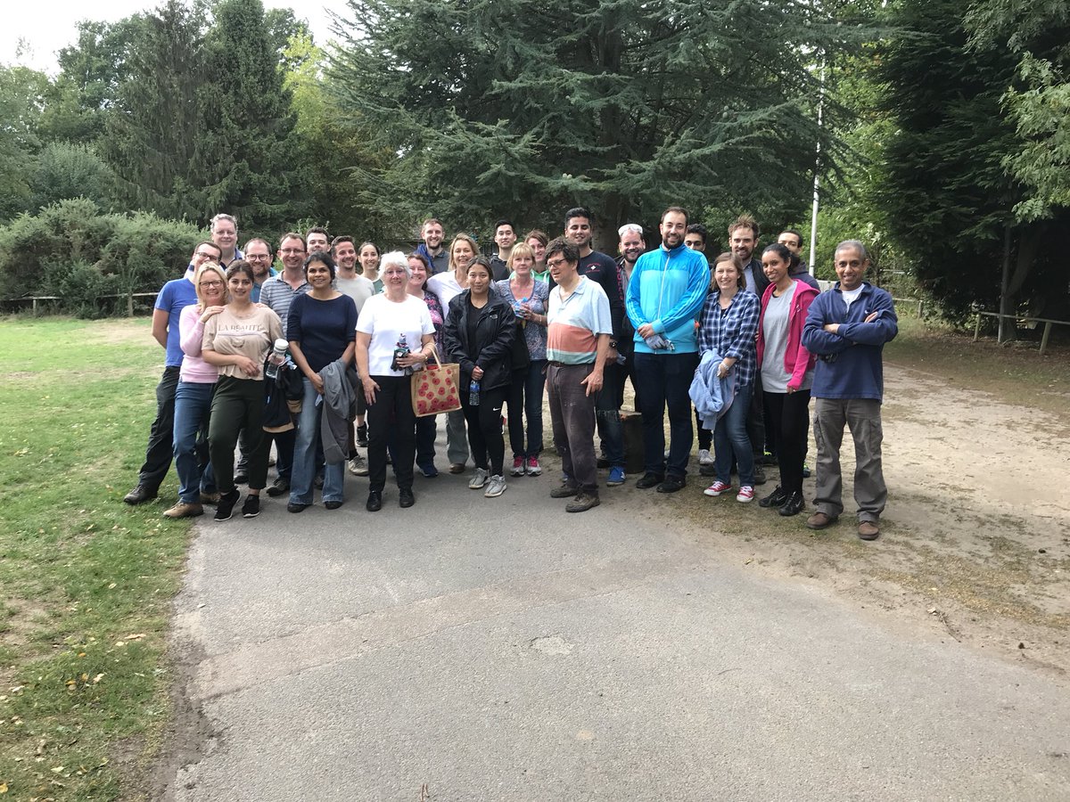 A great big huge #thankyou to the <a href="/dairycrest/">Monique Kallert</a> team from Claygate that came and spent the day chopping, clearing, burning and levelling. Terrific work by everyone and a huge amount done to help our small charity provide great facilities for young people. #CSR #sorelimbs #teamwork