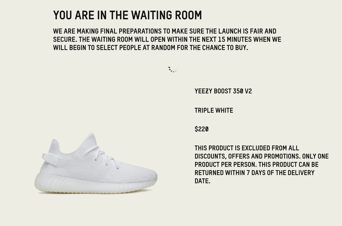 yeezy supply waiting in line