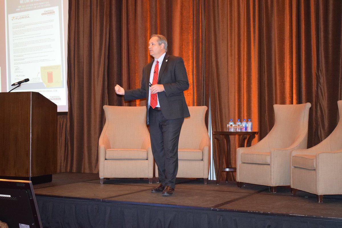 thfcpas's tweet photo. We kicked off #INCON2018 Day 2 with a presentation on Florida’s future by Mark Wilson from the @FlChamber. https://t.co/BRdi0FOBMi