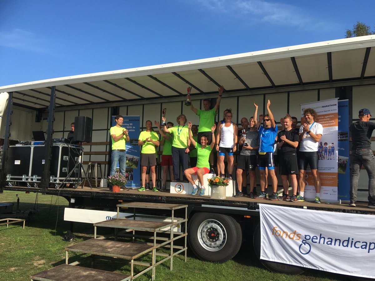 marianneschuurm's tweet photo. Trots op onze medewerkers: super sportief! Winnen de eerste prijs! Gefeliciteerd! @LingewaardGem https://t.co/uZ5F2jl27p