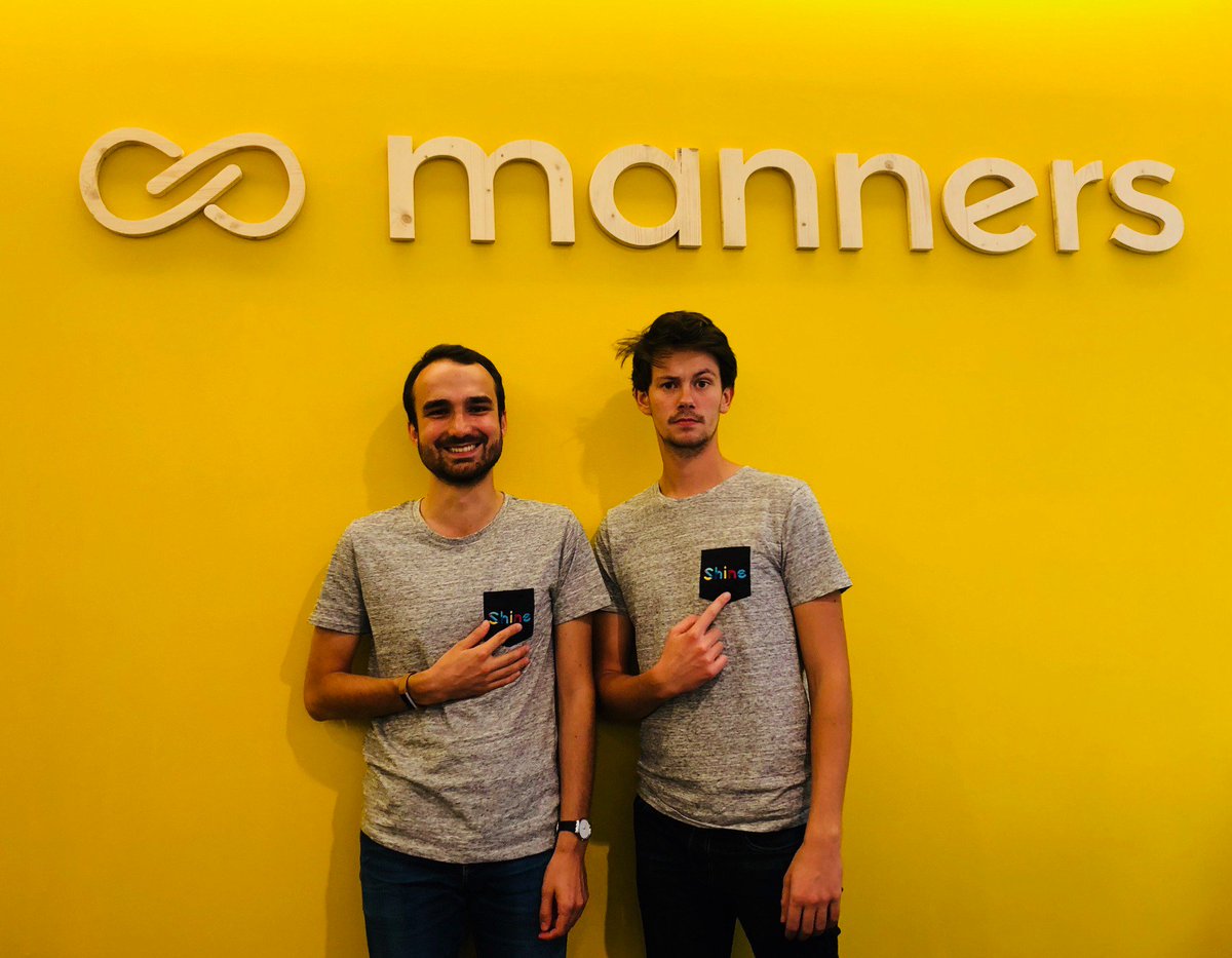 On dirait bien que nos t-shirts ont du succès 💁‍♂️ Coucou <a href="/BeManners/">Manners</a>, nous attendons nos t-shirts Manners maintenant 😉 #NosPartenairesOntDuTalent #ShineWear