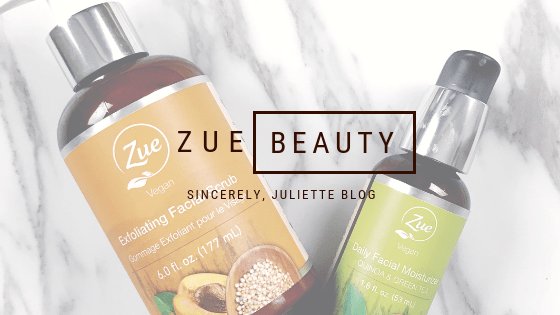 Zue Beauty products review post now live! sincerelyjulietteblog.com/zue-beauty/