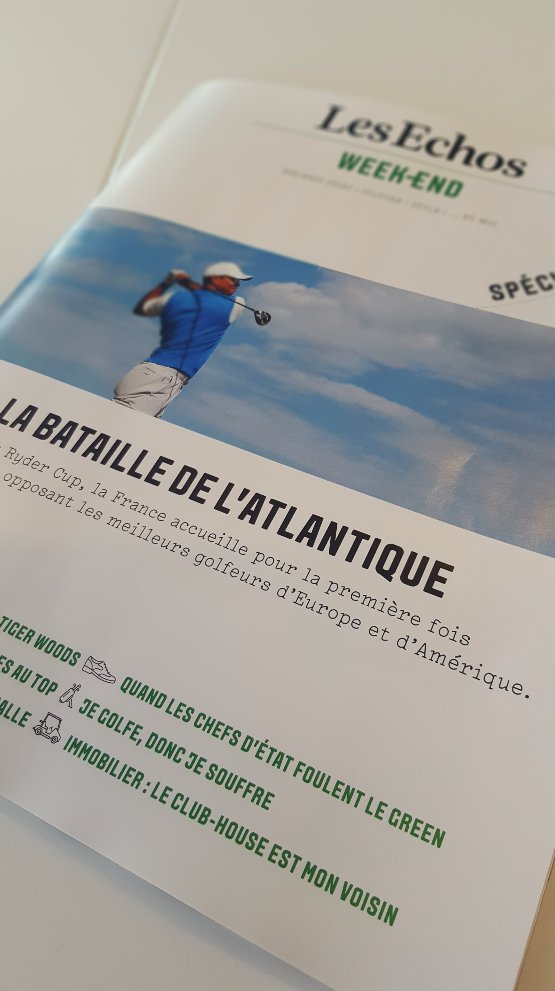 <a href="/thierrymeneau/">thierrymeneau</a> <a href="/carogardin/">Caroline Gardin</a> <a href="/LesEchosWeekEnd/">Les Echos Week-End</a> @PCountryClub A retrouver en papier dans <a href="/LesEchosWeekEnd/">Les Echos Week-End</a> spécial golf, dispo partout à partir de demain !📰⛳