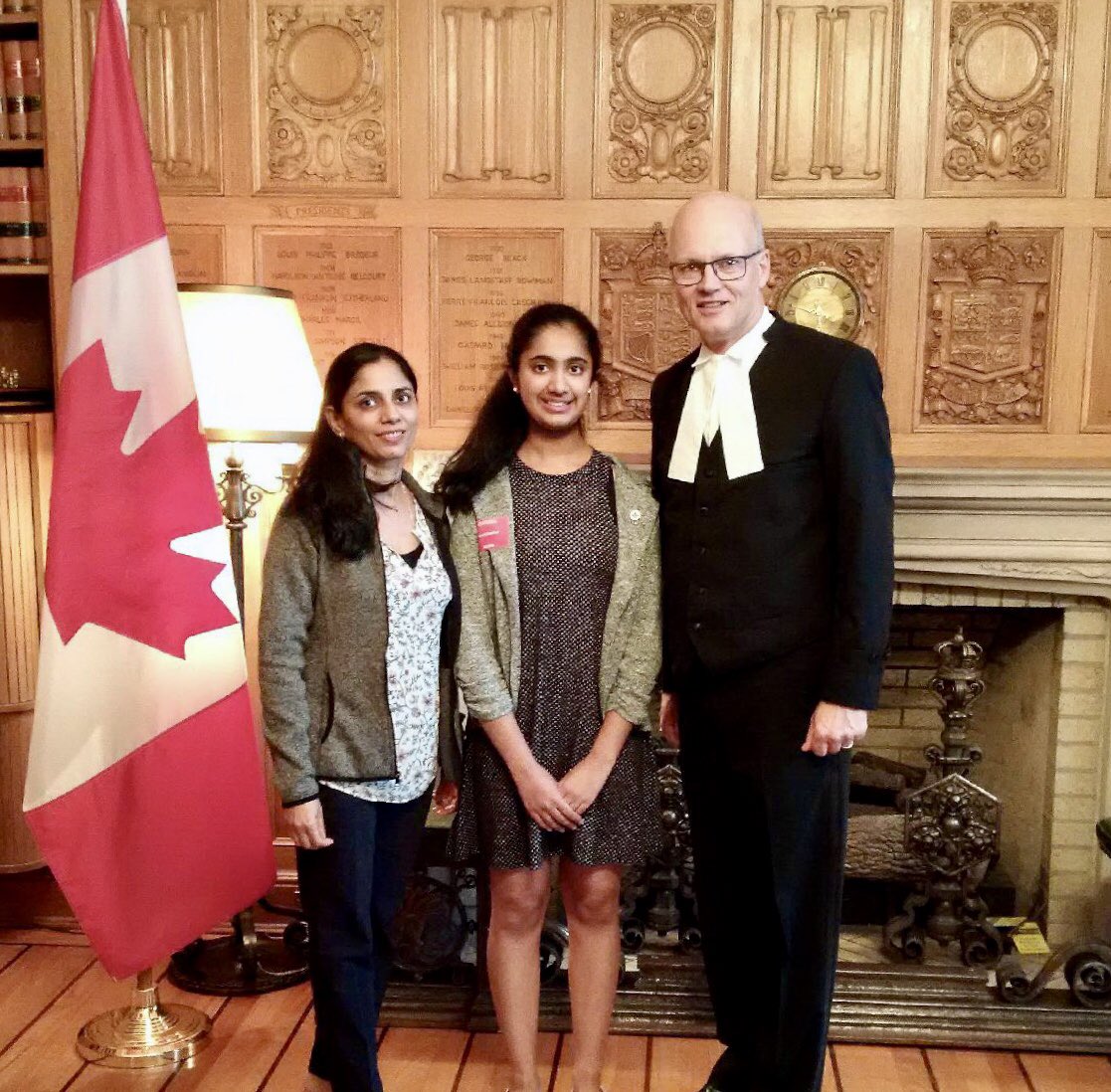 geoffregan's tweet photo. I was thrilled to meet with 14-year-old Janani Venkat of Halifax West in Ottawa yesterday. Janani showcased her project in the Prime Minister’s Science Fair this week, which highlighted work by young researchers &amp; innovators across Canada… very inspiring! https://t.co/6wQZvkkUV4
