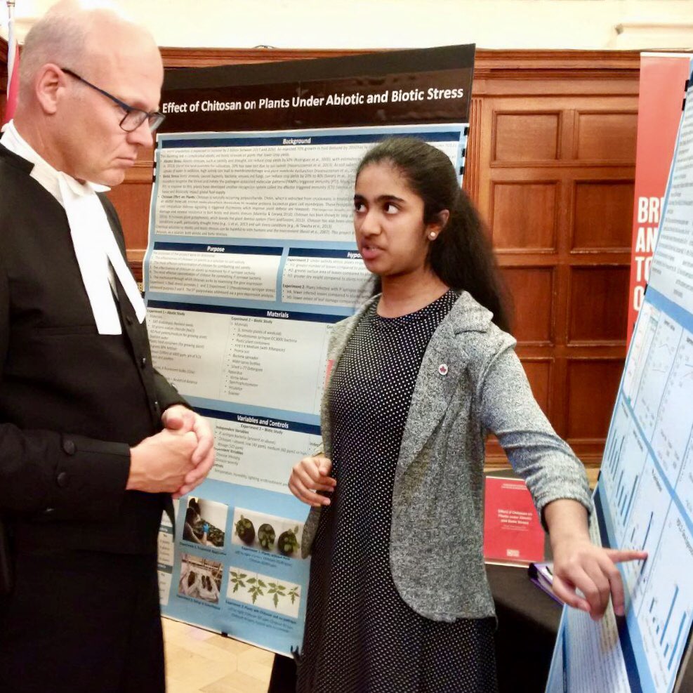 geoffregan's tweet photo. I was thrilled to meet with 14-year-old Janani Venkat of Halifax West in Ottawa yesterday. Janani showcased her project in the Prime Minister’s Science Fair this week, which highlighted work by young researchers &amp; innovators across Canada… very inspiring! https://t.co/6wQZvkkUV4