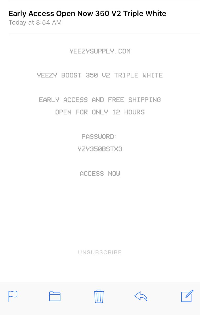 password yeezy supply