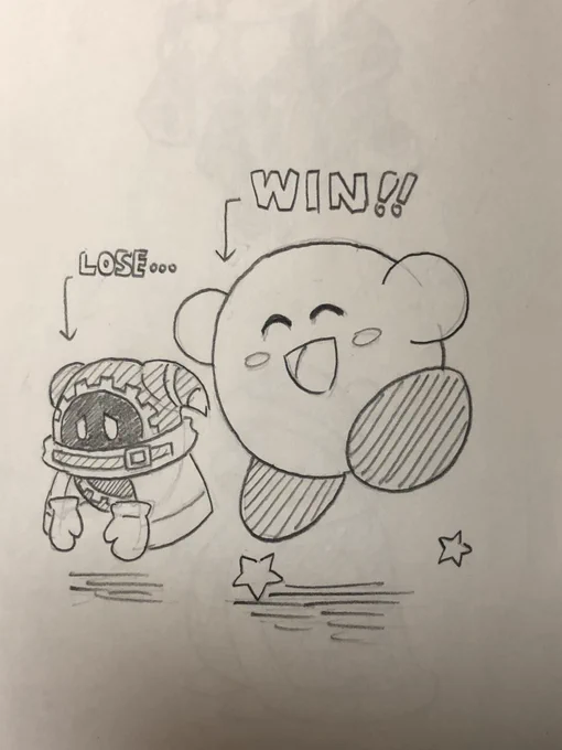 睡魔がやばいのでらくがきして寝る 