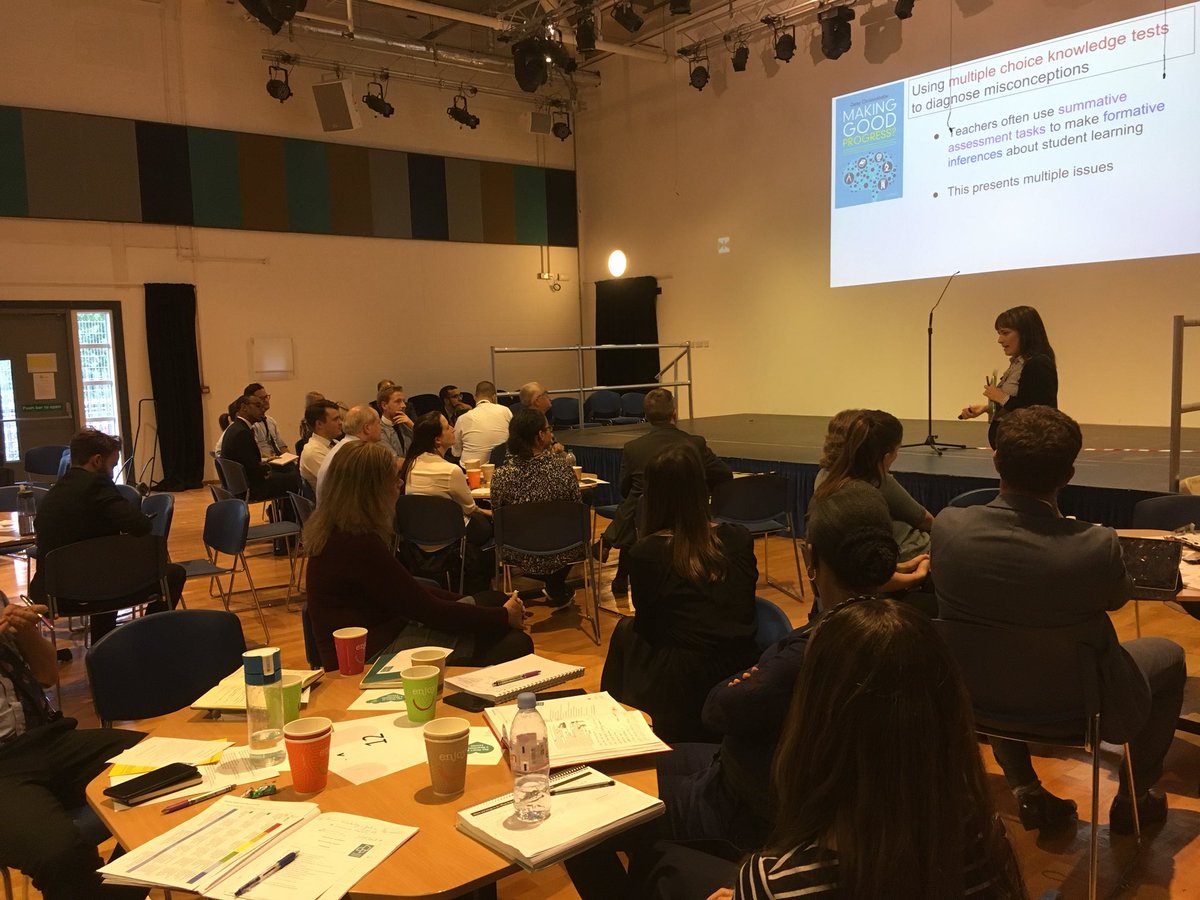 TLHeartlands's tweet photo. Ms Squire summarises @daisychristo on the usefulness of well designed multiple choice tests and how she tried this out with @GoogleForEdu forms with her sociology class to identify #TMHHS18 https://t.co/PANuJrZxkJ
