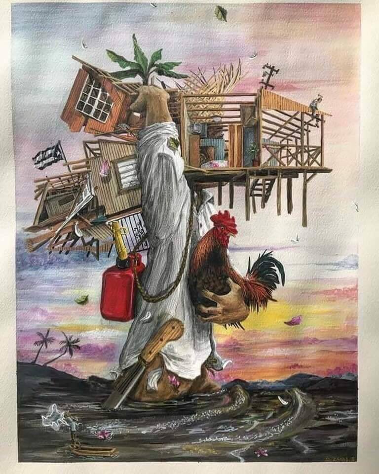 missintPR18's tweet photo. It’s been one year since Hurricane Maria🇵🇷 in memory of those who died during the attack of his catastrophic event... we will remember you💛🙏🏻 https://t.co/bXbCwJneys