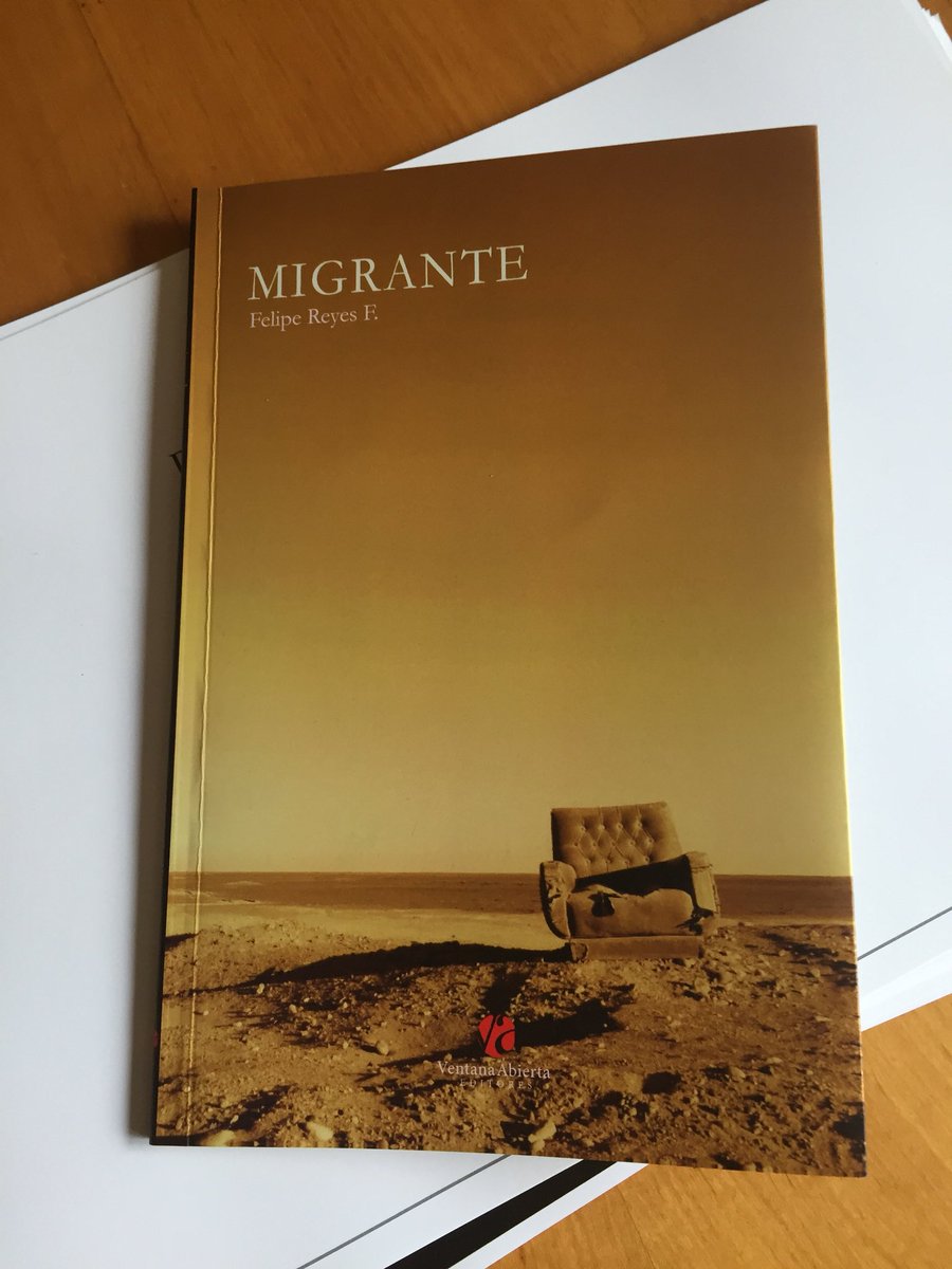editorialva's tweet photo. Llegó la maqueta de la tercera edición de “Migrante” de @FRF077 @AntiArnaldo. Búscalo en la Primavera del Libro @Furiaeditores @brionesantonio https://t.co/loBmZ4McnW